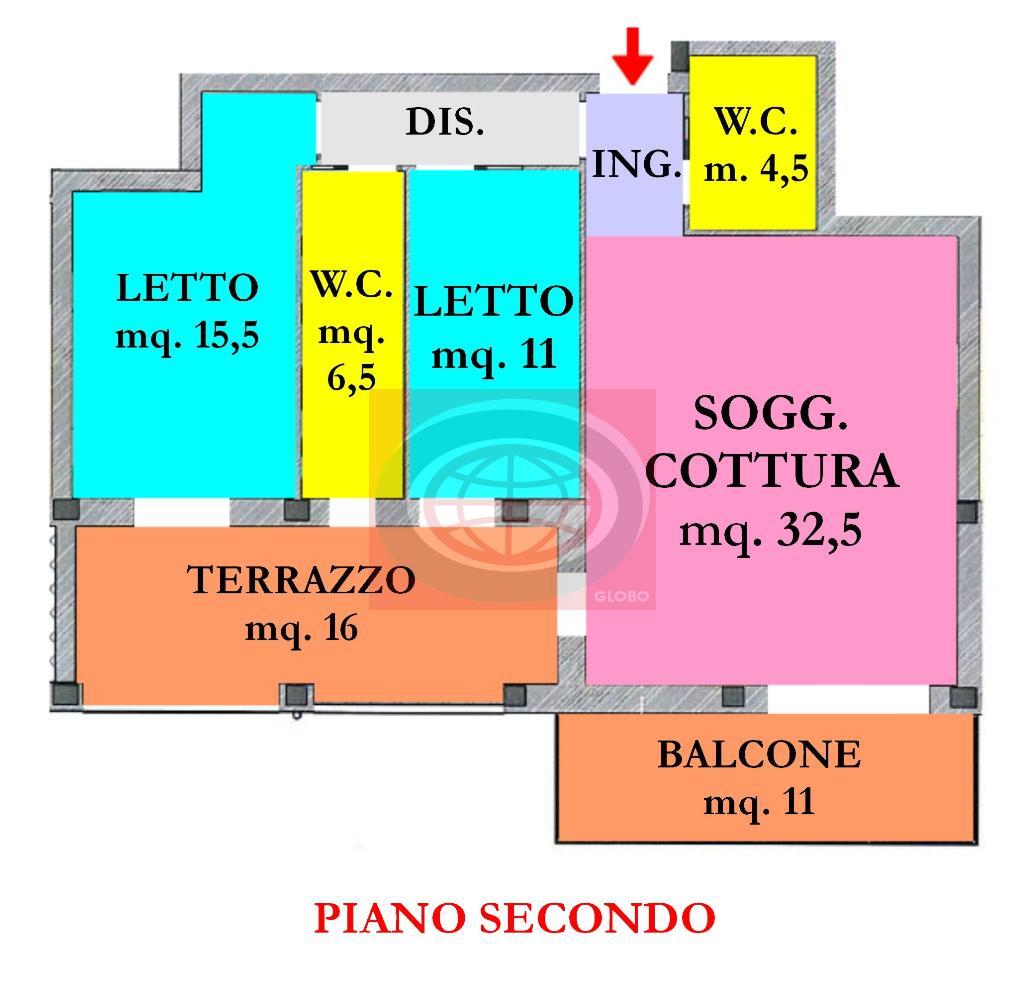  cesena vendita quart:  agenzia globo di garavelli gianni & c. sas