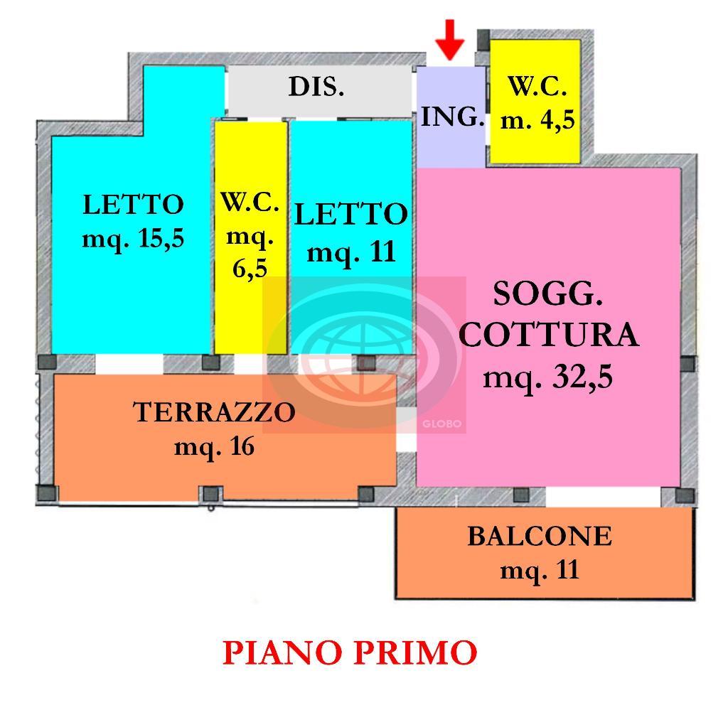  cesena vendita quart:  agenzia globo di garavelli gianni & c. sas