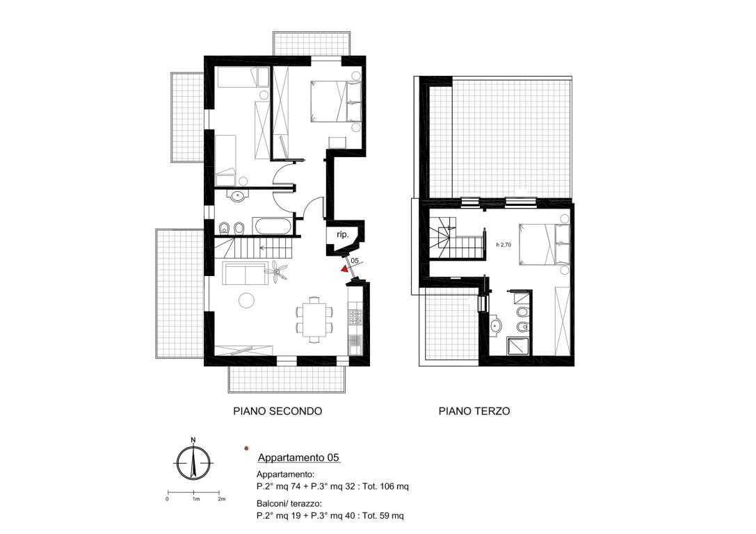 Attico GROTTAMMARE vendita    Agenzia Immobiliare Panorama