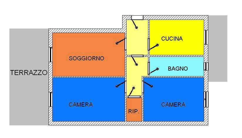 appartamento cinisello balsamo vendita   via risorgimento immobiliare rinascita sas