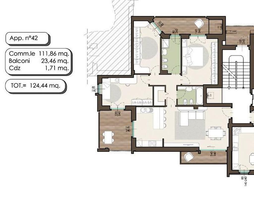 Appartamento LISSONE vendita   via Piermarini angolo via Bernini FOSSATI INTERMEDIAZIONI IMMOBILIARI S.A.S.