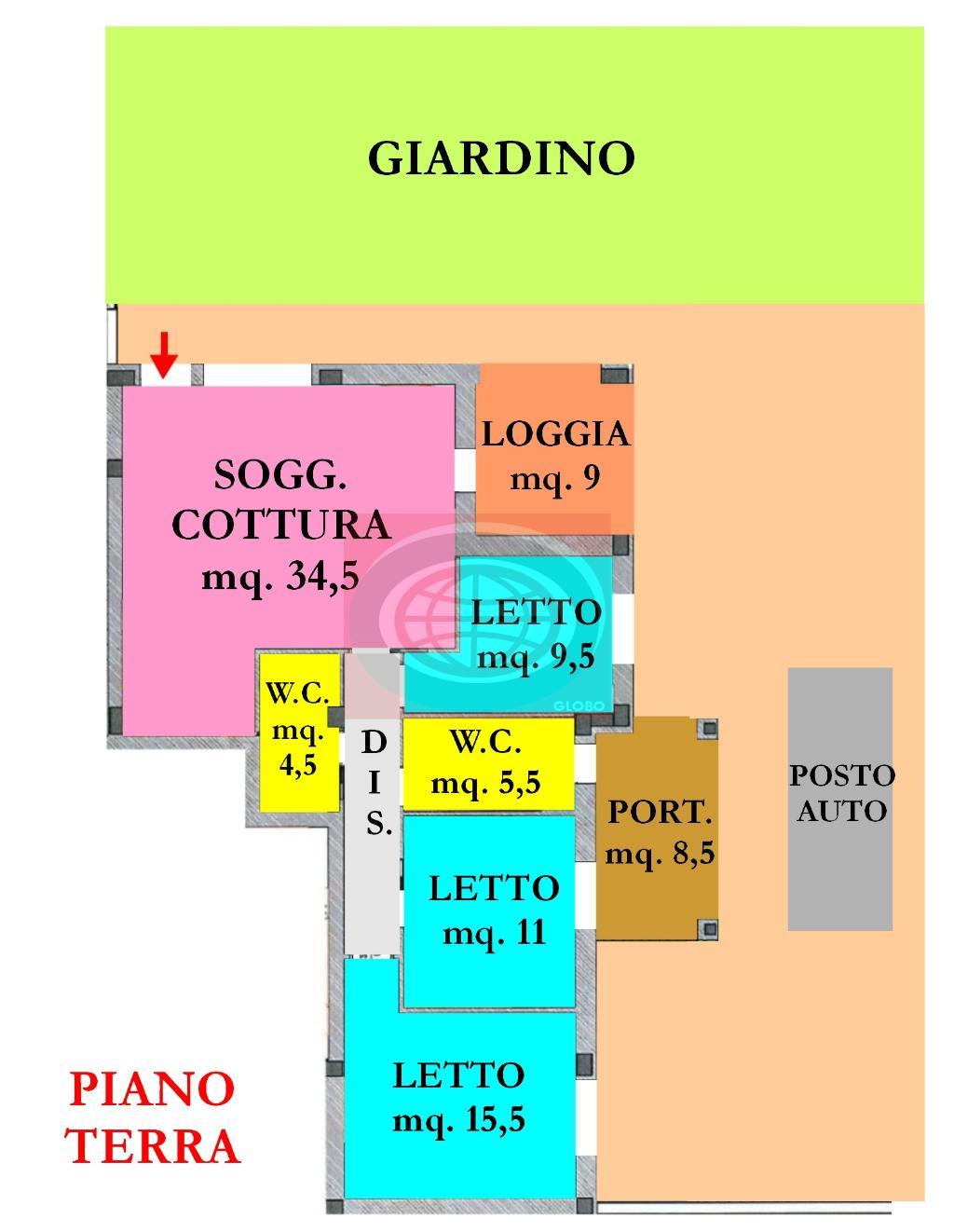  cesena vendita quart:  agenzia-globo-di-garavelli-gianni-&-c.-sas